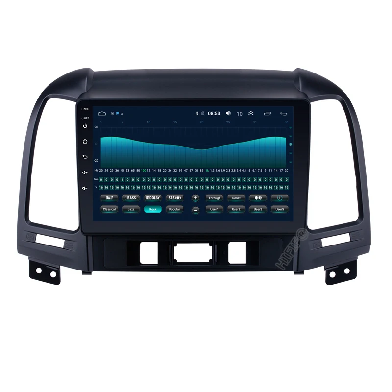 Автомагнитола IPS Android 10 2 ГБ + 32 DSP мультимедийный видеоплеер для Hyundai Santa Fe 2006 2012 GPS