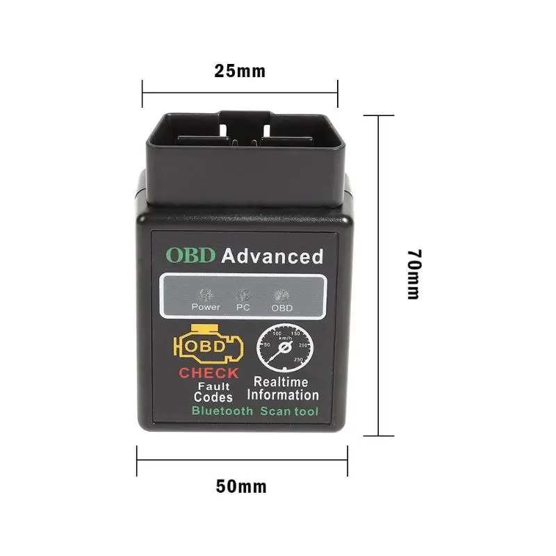Новый V02H2 1 V1.5 HH elm327 bluetooth 2 0 OBD2 сканер ELM 327 Bluetooth умный автомобильный