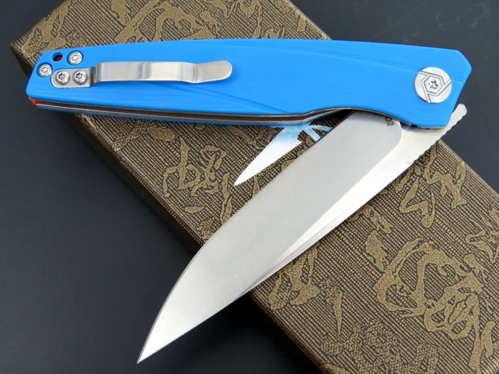 Eafengrow CH3007 складной нож CH D2 стальное лезвие+ G10 ручкой, карманный нож для повседневного использования, Охота Отдых на природе нож для повседневного использования, инструмент