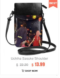 Uchiha Sasuke Сумочка Солнечная боковая Битва Топ-Ручка Сумки подростковая женская кожаная сумка-тоут с узором модные женские сумки