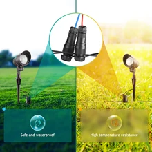 12/24 PCS Low Voltage Landscape Lights Cable Connectors 12-20 Gauge for brands of lamps Outdoor Landscape  Fast Lock Twist