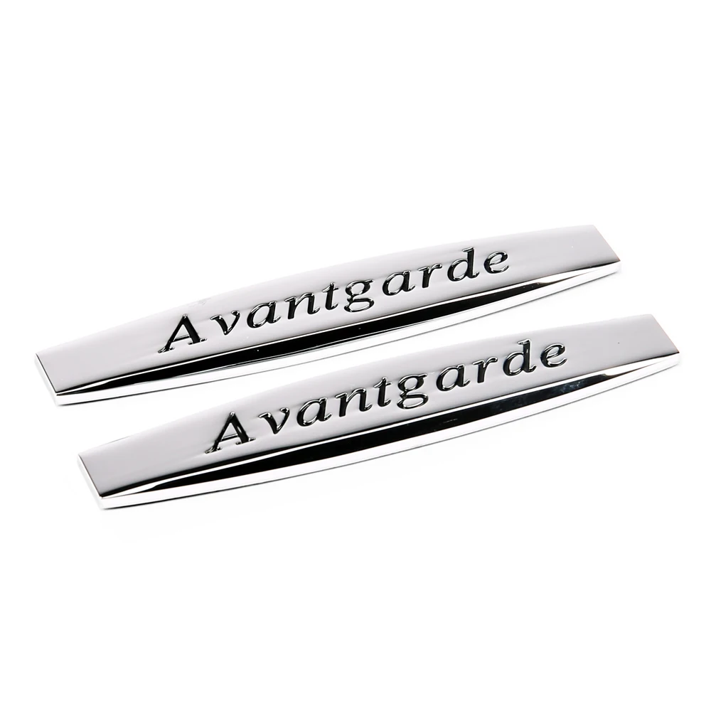 

Car Side Stickers Auto Fender Modified Badge Emblem Decals for Avantgarde Logo for Mercedes W211 W210 GLA W204 C200 E320 G500