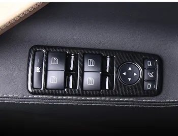 

Car door button decorative frame Patch For Tesla Model X 2017-2019 ABS Button decoration protection 5pcs/set