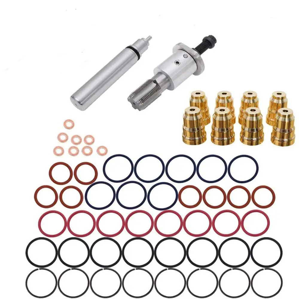 

Fuel Injector Sleeve/Cup Removal Tool & Install Kit with injector O-Ring, for 1994-2003 7.3L Ford Powerstroke And Navistar T444E