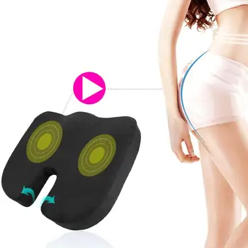 

U-Shape Seat Cushion - Velvet Fabric Memory Foam Seat Cushion to Beauty Buttocks|Travel Breathable Seat Cushion