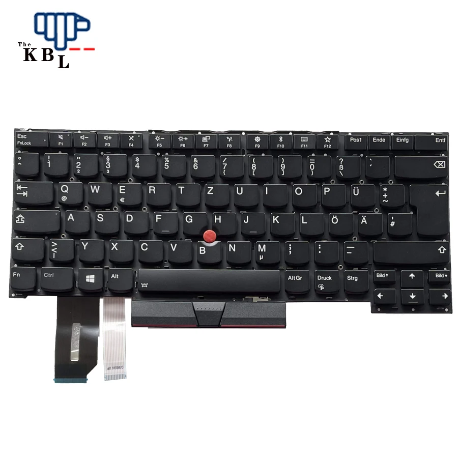 Новая клавиатура SN2 для ноутбука Lenovo Thinkpad E480 E490 R480 R490 L490 с немецким языком (без