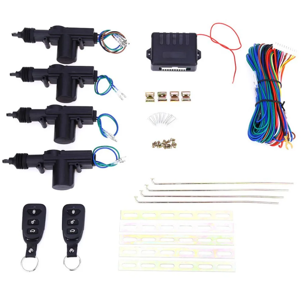 

Universal Car Remote Control Central Door Locking System Kits DC 12V Vehicles Anti-theft Alarm Keyless Entry System