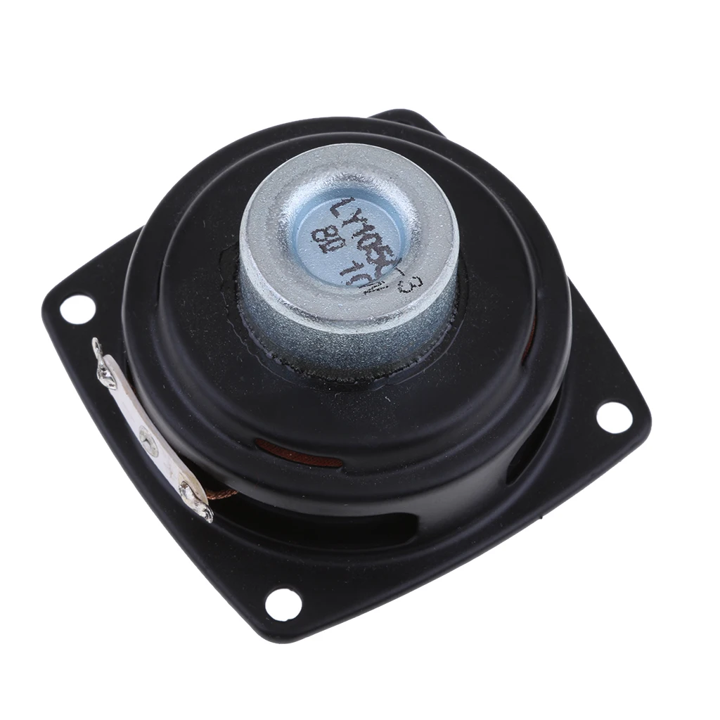 8Ohm Stereo Audio Speaker Hifi Speaker 4Ohm Full-range DIY Loudspeaker Clear Sound	 Rubber Edge and Magnetic horn