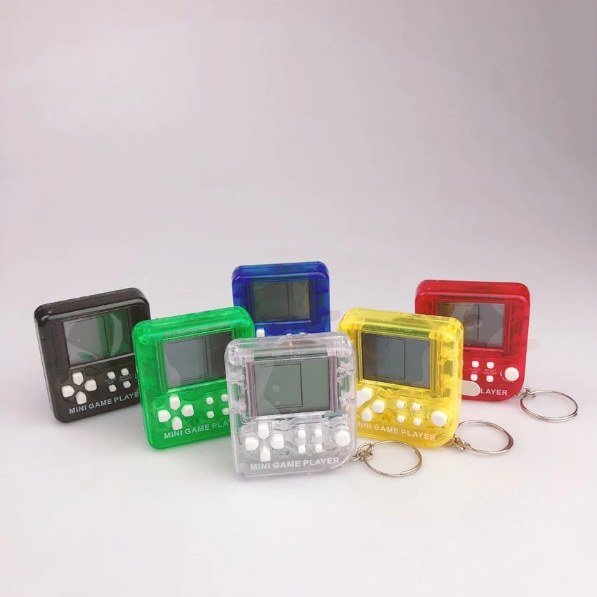 Tetris Mini Porte-Clés Arcade Portable - Jeu Officiel Avec 15 Niveaux Et Sons Classiques