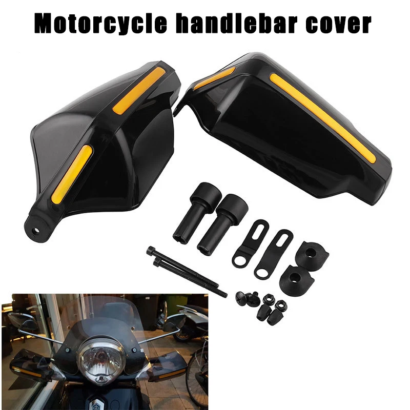 Motor Hand Guard Shield Windproof for 22mm 7/8 Inch Handlebars Motorcycles TD326