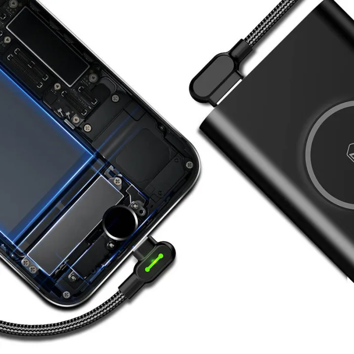 USB 3,1 кабель для быстрой зарядки под прямым углом 90 градусов кабель для синхронизации данных с светильник PUO88