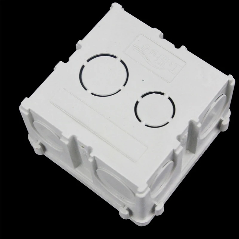 5pcs Cassette Type 86 Interlocking Buckle Wall Mount Box Combination Wiring Switch Socket Universal Bottom Box Secret Stash