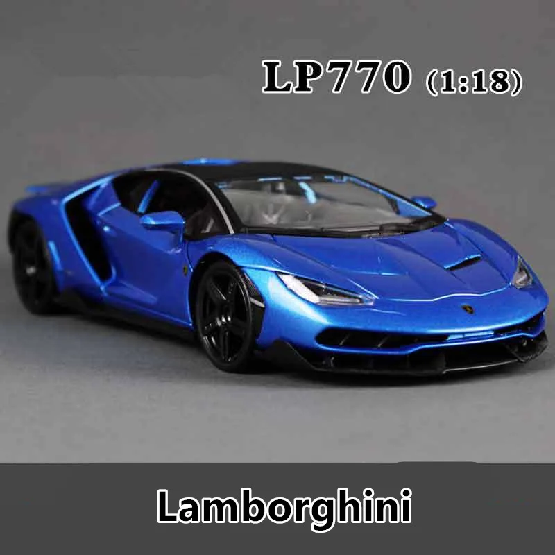 LP770 Maisto 1:18 Lamborghini LP770 модель автомобиля из сплава моделирование автомобиля украшение коллекция Подарочная игрушка Литье под давлением модель игрушка для мальчиков - Цвет: LP770
