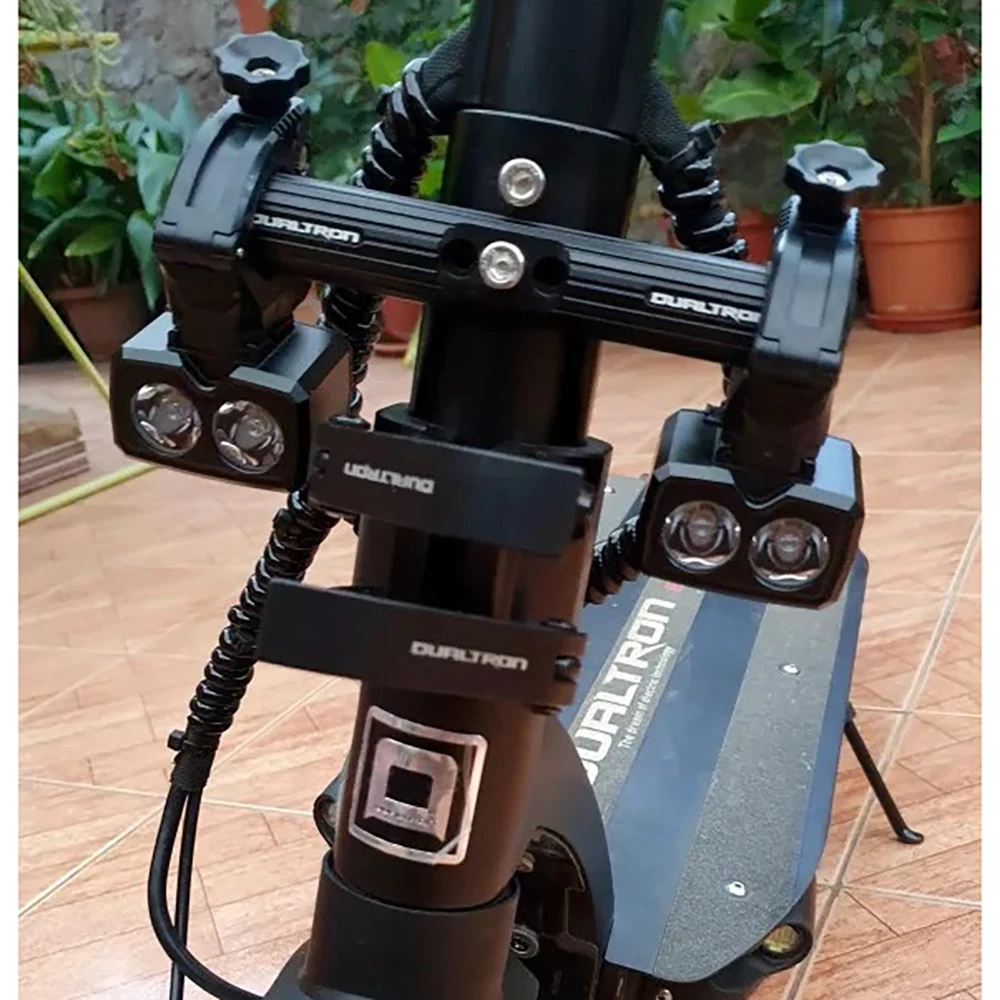 듀얼 트론 천둥 미니 DT3 빅터 전기 스쿠터 헤드 라이트 스탠드에 대한 LED 홀더