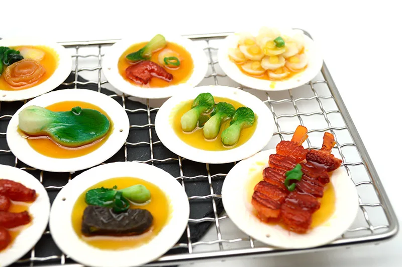 Горячая Рекламная ПВХ ложная кукольная посуда брелок игрушечная Конфета подвеска креативная имитация продуктов Модель магниты на холодильник