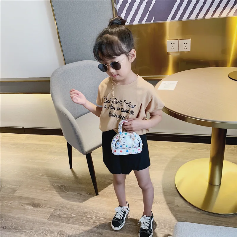 

Korean-style WOMEN'S Bag Shoulder Bag Summer Fashion Jelly Shell Bag Transparent Children Hand gong zhu bao Chain Different Size