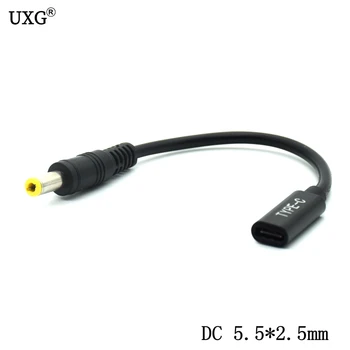 

USB Type-C Female to 5.5X2.5 7.9X5.5 7.4X5.0 4.5X3.0 4.0X1.7 4.8X1.7mm Male Plug Connector Cable Cord USB C PD Power Adapter Con