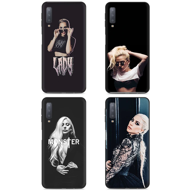 EWAU Lady Gaga силиконовый чехол для телефона для samsung A3 A5 A6 плюс A7 A8 A9 A10s 20С 30С 40С с 50s 60 70 J6