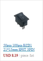 10 шт. 20 шт. KCD4 31*25 мм DPST 4PIN 16A/250 в красный/зеленый Кнопка ВКЛ/ВЫКЛ положение оснастки лодка кулисный переключатель медные ножки