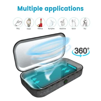 

UV Disinfection Package Multi-Functional Mobile Phone Sterilization Container Type C Zipper Sterilization Package