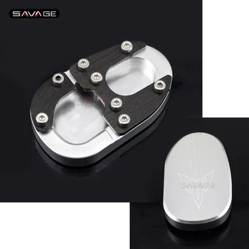 

Side Kickstand Protector For YAMAHA FZ 6R FZ6R, XJ6 Diversion XJ6N 2010-2016 Motorcycle Accessories CNC Stand Extension Plate
