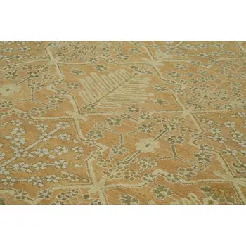 

280x369 Cm Yellow Handmade Oushak Rug-9x12 Ft