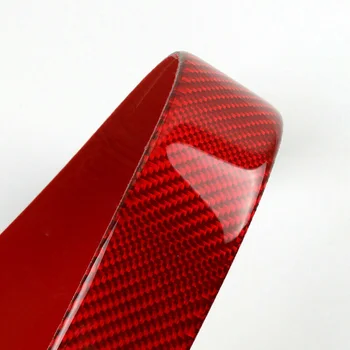 

RED Car Cover Trims Carbon Fiber Panel Cover Trim Decorated Accessories Parts