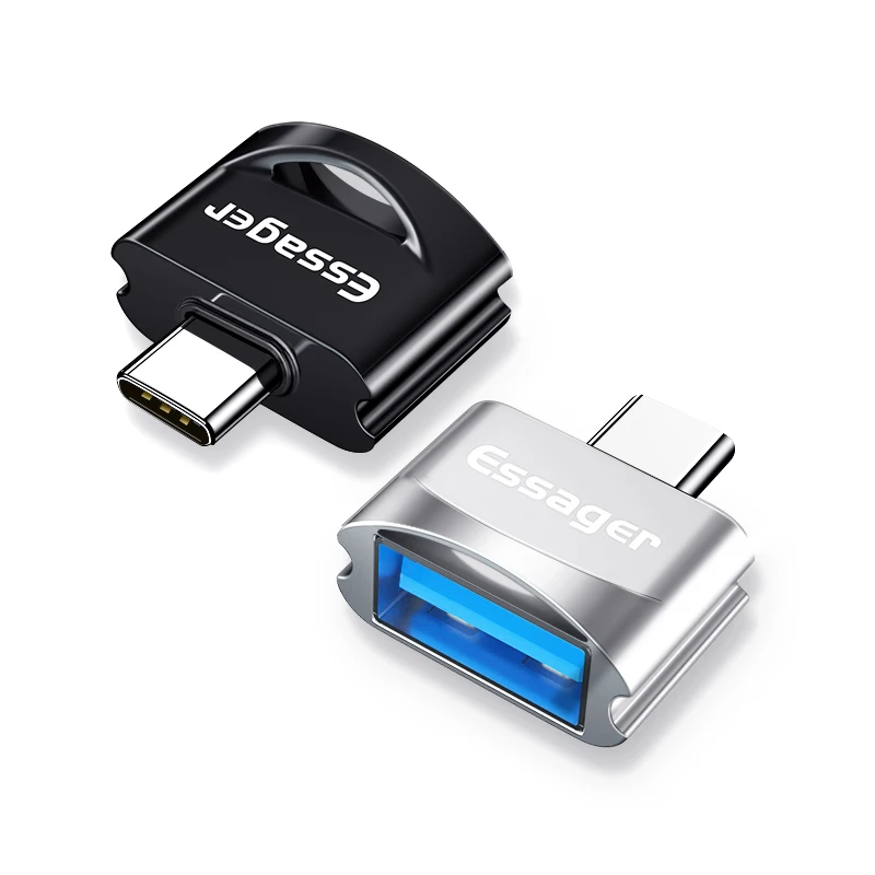 Адаптер Essager usb type C OTG для samsung S10 для Xiaomi Mi 9 Oneplus 7 Pro 6t USBC разъем USB-C type-C к USB 3,0 OTG