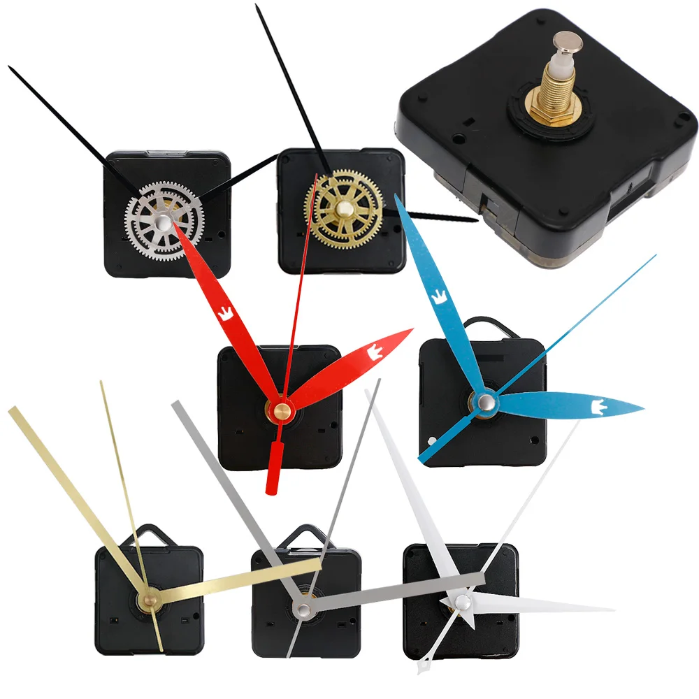 TSV Quartz Pendulum Clock Movement Kit, DIY Repair Silent Clock Motor With 3pairs Hands