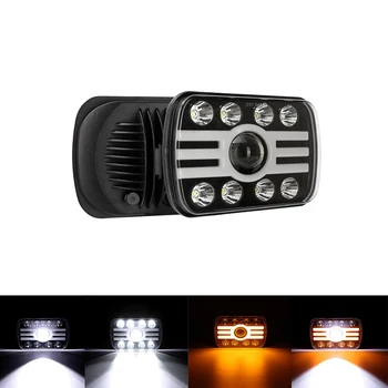 

5x7 Car Suqare LED Headlights Hi-Lo Beam DRL Turn Signal Lamp Waterproof For Jeep Wrangler YJ/Cherokee XJ/Comanche MJ/Ford/GMC