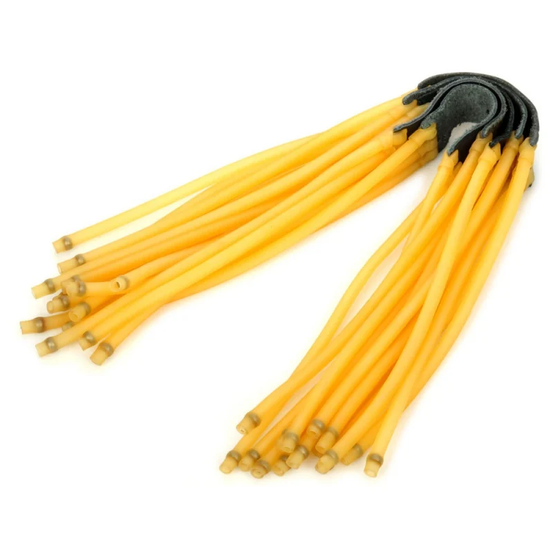

2PCS/lot Six Strips Strong Power Elastic Bungee Rubber Band For Slingshot Outdoor Hunting Catapult Replacement 100% New