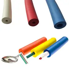 6 шт набор силиконовых ручек для столовых приборов, изоляционные ручки для кухонной утвари, крышка для детской ложка, кухонные принадлежности