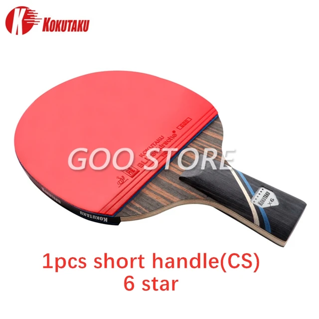 KOKUTAKU Racket 4/5/6 Star Carbon Table Tennis Racket ITTF Professional KOKUTAKU Ping Pong Bat Paddle 1pcs CS 6STAR