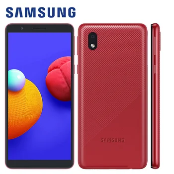 Перейти на Алиэкспресс и купить Абсолютно новый оригинальный Samsung Galaxy A01 Core A013G/DS мобильный телефон Android 10 5,3 дюйм8MP 5MP 16GB ROM 1GB RAM 3000mAh смартфон