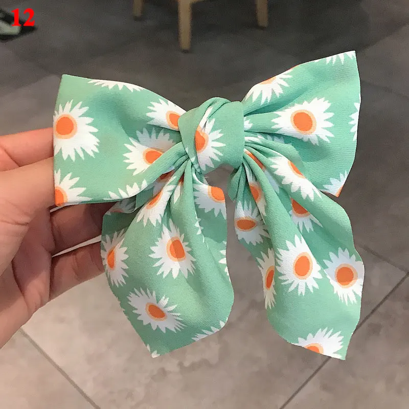 Girls New Oversized Bow Knot Hairgrips Linen Barrette Hair Clip Ponytail Women Elegant Headwear Hairpins Hair Red White Acessory hair ties for women Hair Accessories