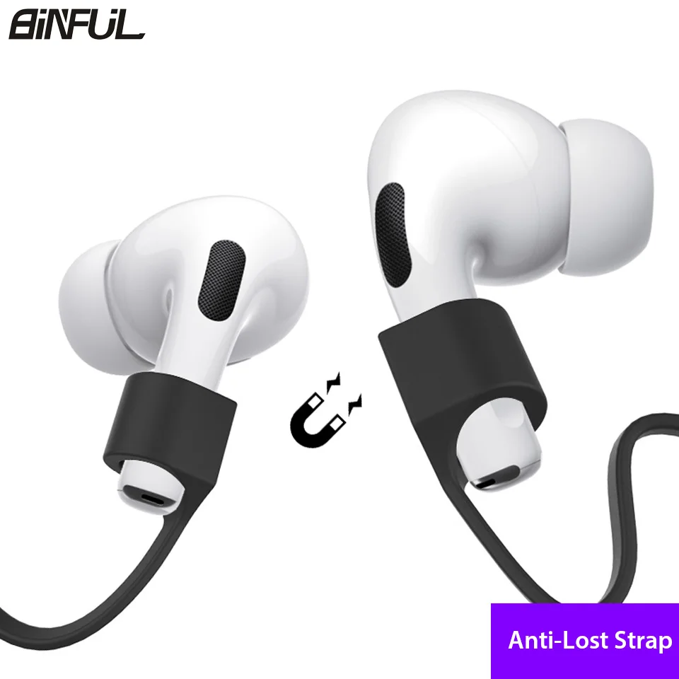 Ремешок для наушников Apple Airpods Pro мягкий силиконовый ремешок защиты от потери