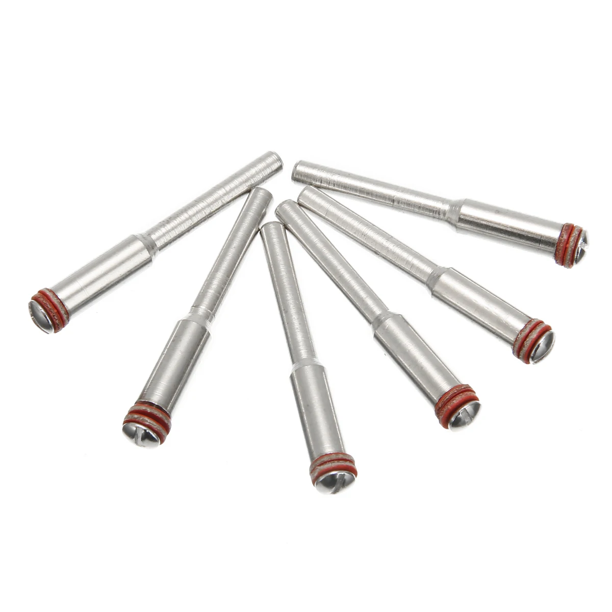 6pcs Shank Rotary Mandrel New Metal Shank Accessory Rotary Tool 1/8 Shank Mandrel For Disc Cut Polish Easy To Use Durable