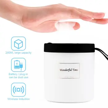 

7 Color Led Light Automatic Alcohol Disinfection Smart Sprayer Infrared Induction Mute Touchless Hand Sanitizer Soap Dispenser