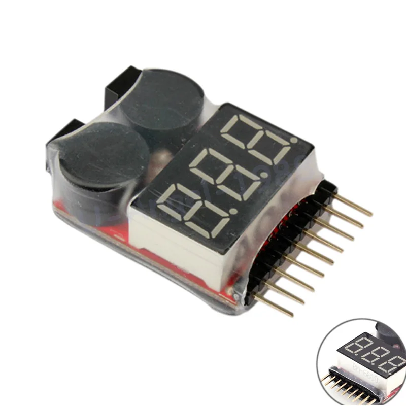 Parts & Accessories High Precision 2 in1 RC Lipo Battery Low Voltage Meter Tester Indicator 1S-8S LED Battery Low Voltage Buzzer Alarm Parts & Accessories High Precision 2 in1 RC Lipo Battery Low Voltage Meter Tester Indicator 1S-8S LED Battery Low Voltage Buzzer Alarm