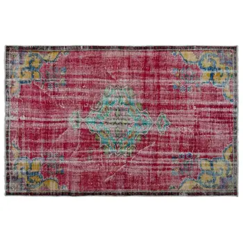 

Handmade Natural Vintage Turkish Area Rug 155x238 Cm-5'1''X7'10''