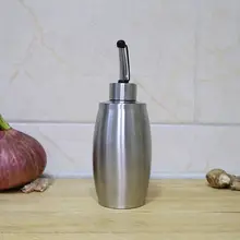 Форма регби Герметичная Бутылка для масла контейнер для приправы из нержавеющей стали уксус соевый соус горшок кухонный инструмент для приготовления пищи 72XF