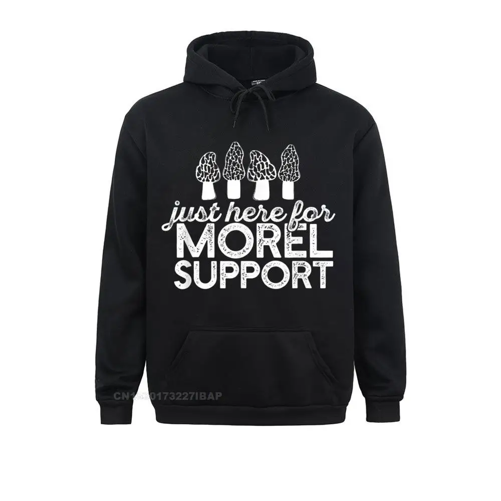 MOREL SUPPORT Funny Mushroom Hunting Meme Hooded Pullover Special Customized Sweatshirts Men's Hoodies 3D Style Clothes