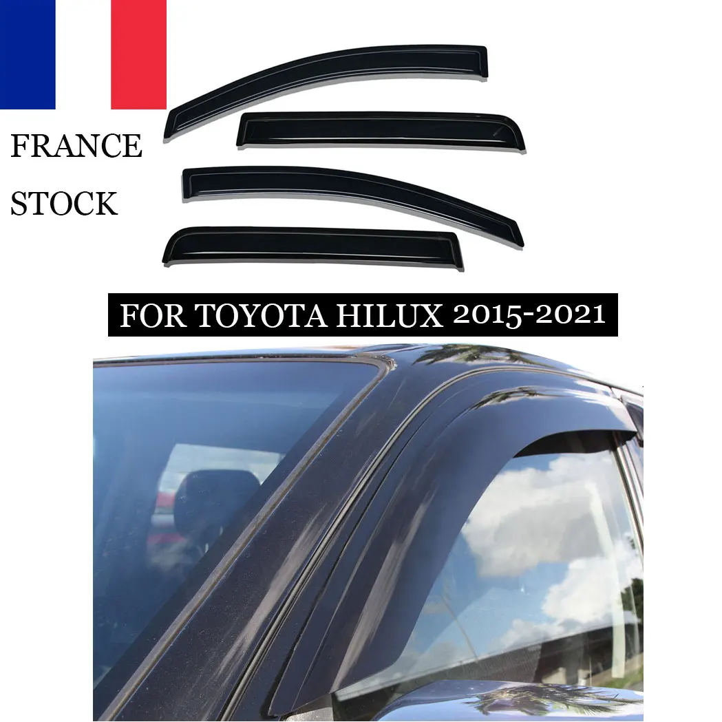 Защитные стекла от дождя для Toyota Hilux 2015 2016 2017 2018 2019 2020 2021 | Автомобили и мотоциклы