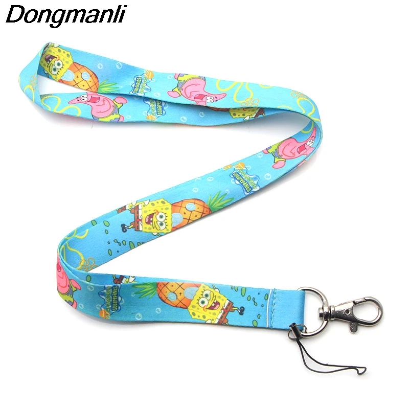 PC140 Wholesale 20pair / lot Anime Lanyard Badge ID Lanyards/ Mobile Phone Rope/ Key Lanyard Neck Straps keychain for key