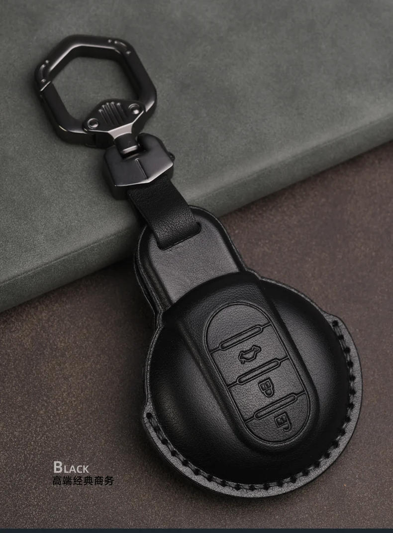 red kokiya Remote Key Case Holder Key Fob Skin Covers For BMW MINI COOPER F54 F55 F56 