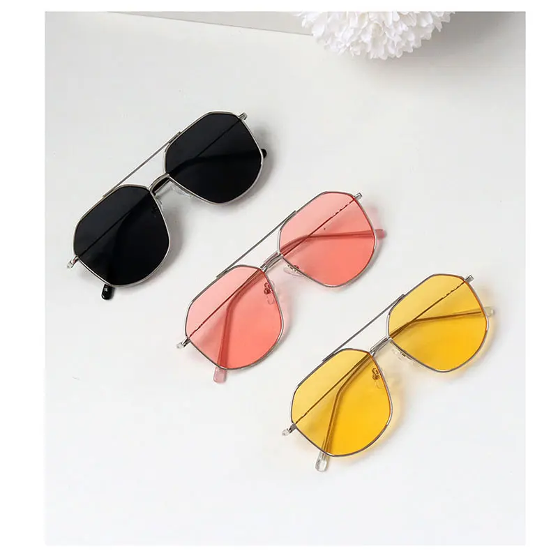 Металлические классические Винтажные Солнцезащитные очки женские роскошные брендовые дизайнерские прозрачные желтые очки женские Oculos De Sol Masculino