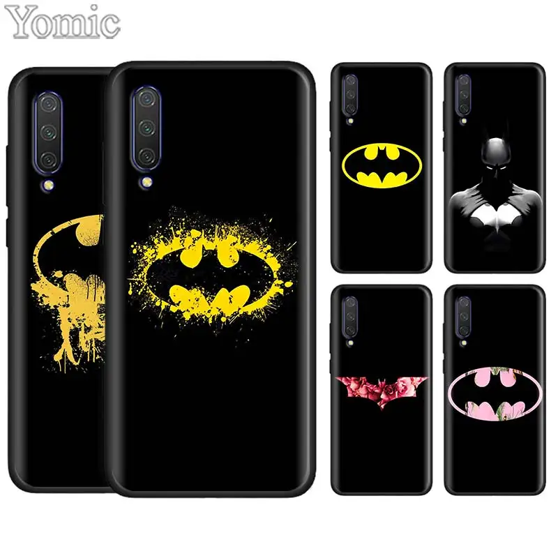 

Batman Logo Marvel Superhero Silicone Case for Xiaomi Mi A1 A2 A3 Lite 9T CC9E 5X 6X Redmi K20 Pro 7 7A Note 7 Black Case Coque
