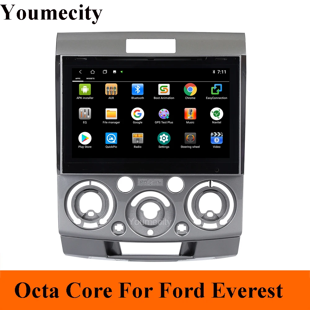 Android 8 1 Восьмиядерный автомобильный Dvd видео плеер для Ford Everest 2006 2011 Ranger 2010