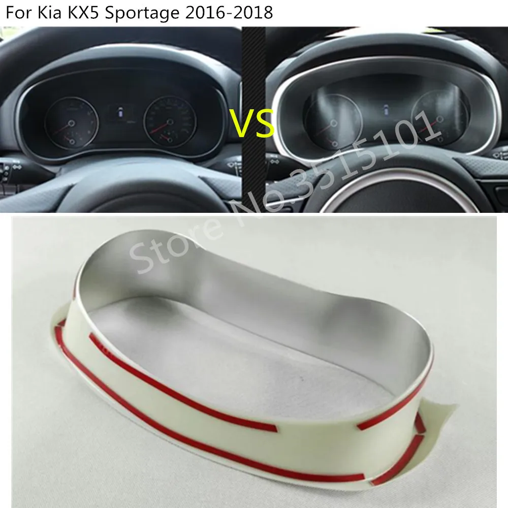 

Car Dashboard Body Navigation Pannel Central Frame Matte Cover Stick Instrument Desk For Kia KX5 Sportage 2016 2017 2018