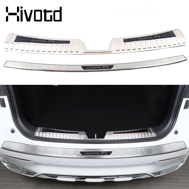 Hivotd для maval F7 хавал ф7 ф7х 2019 2020 Защитная крышка багажника автомобиля Накладка